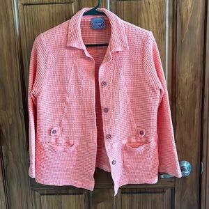 Textured cotton jacket